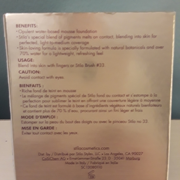 Stila Lingerie Soufflé Skin Perfecting Color Shade 8 - Picture 6 of 7